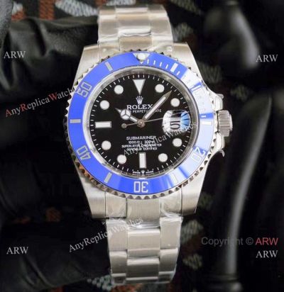 New 41mm Rolex Submariner Ref 126619lb Watch Blue Ceramic Bezel Black Dial-Replica Rolex Submariner for Sale